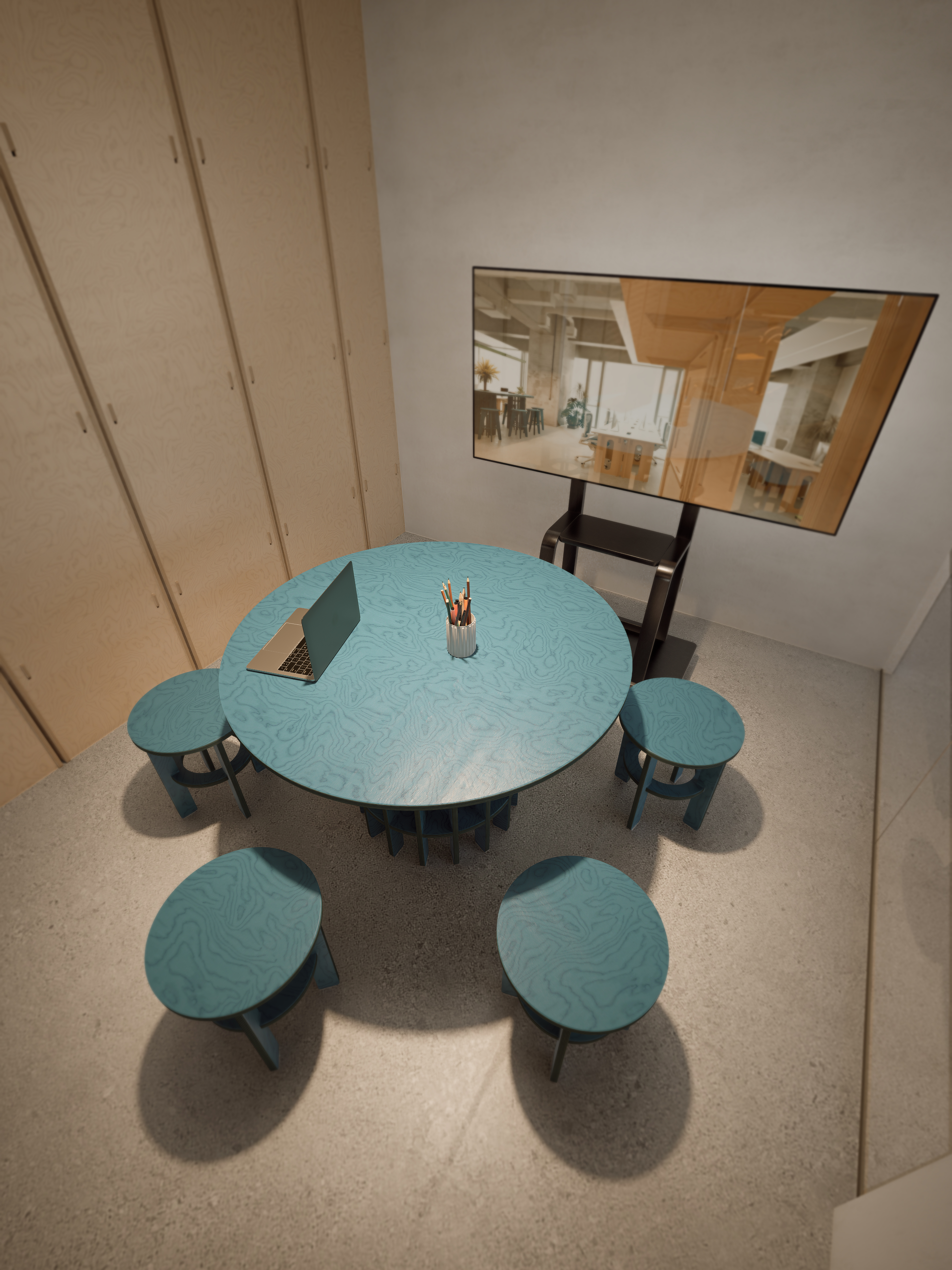 Negotiation Table & Chairs