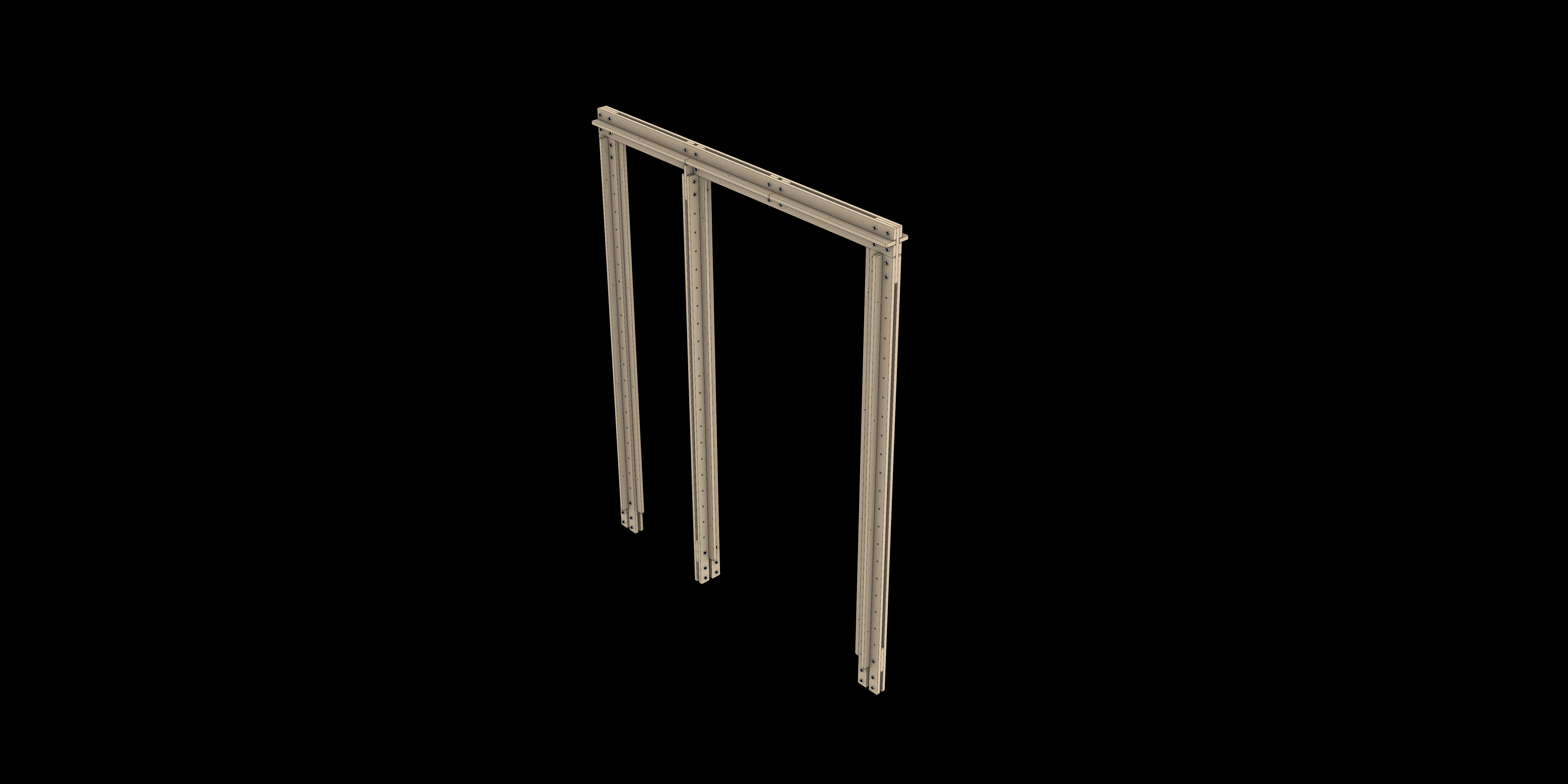 Ground panel set